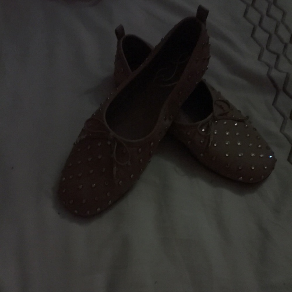 Sam Edelman Studded Brown Flats